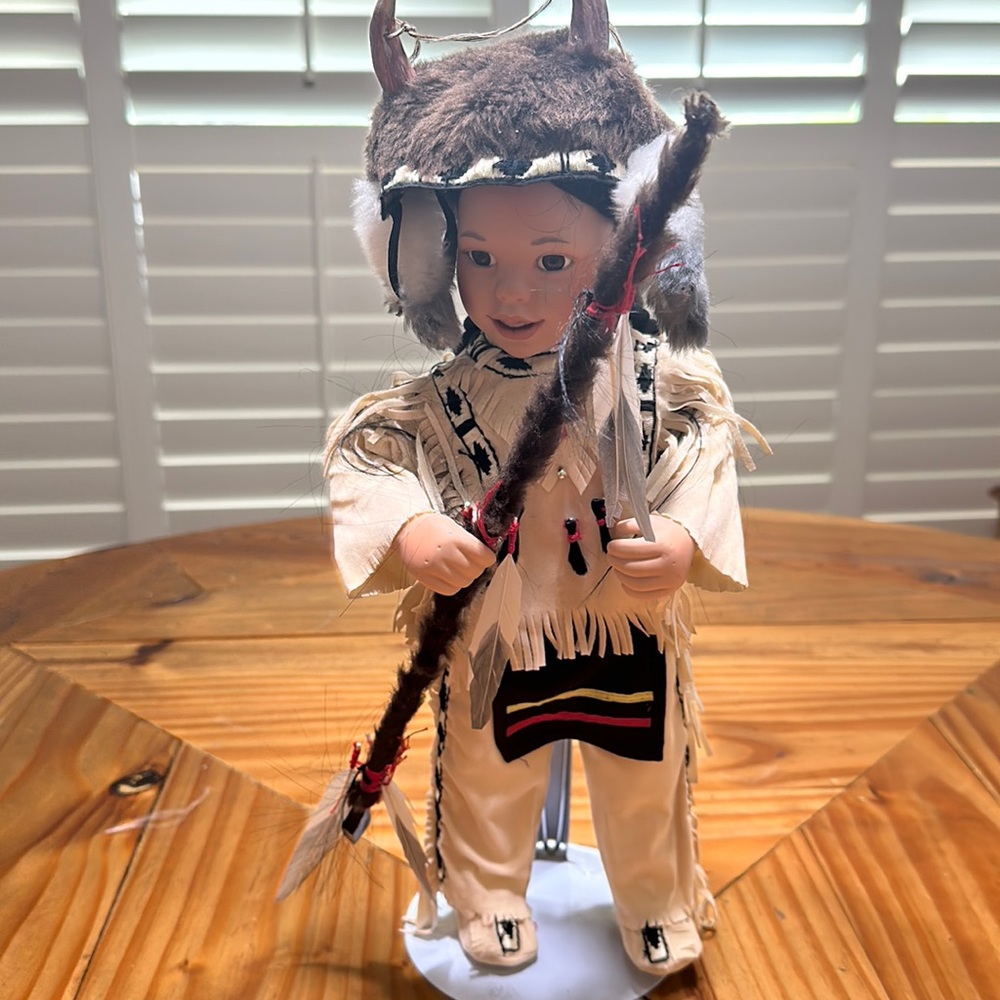 Native American Collectible Porcelain Doll